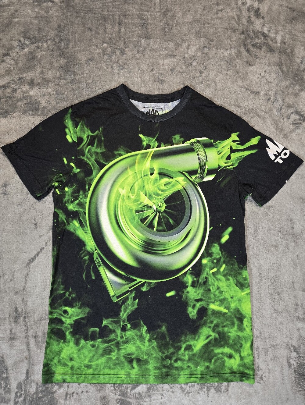 Mac Tools AOP Turbocharger T Shirt Size Large All Over Print
